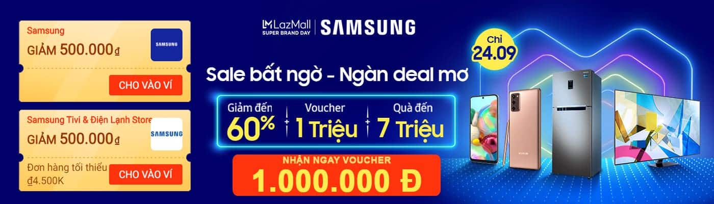 Samsung Sale bất ngờ - Ngàn Deal Mơ - duy nhất 24/9